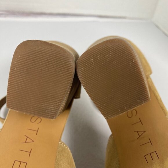 1. State Nallay Shoes Women’s 7.5M Sandal High Heel Leather ankle strap open toe - Picture 11 of 11